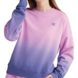 Champion | Tops | Champion Ombre Dip Dye Sweatshirt | Poshmark